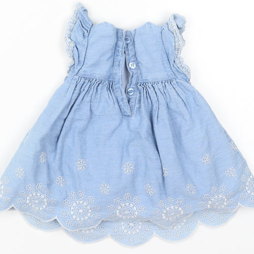Mothercare Girls Blue   A-Line  Size Newborn