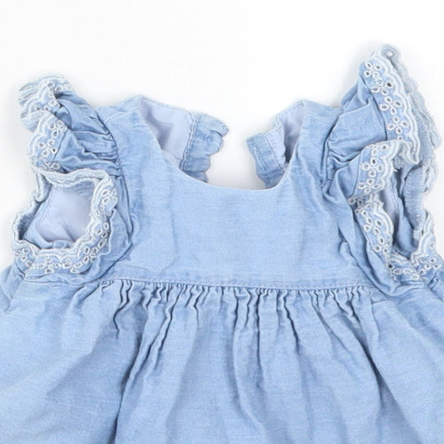 Mothercare Girls Blue   A-Line  Size Newborn