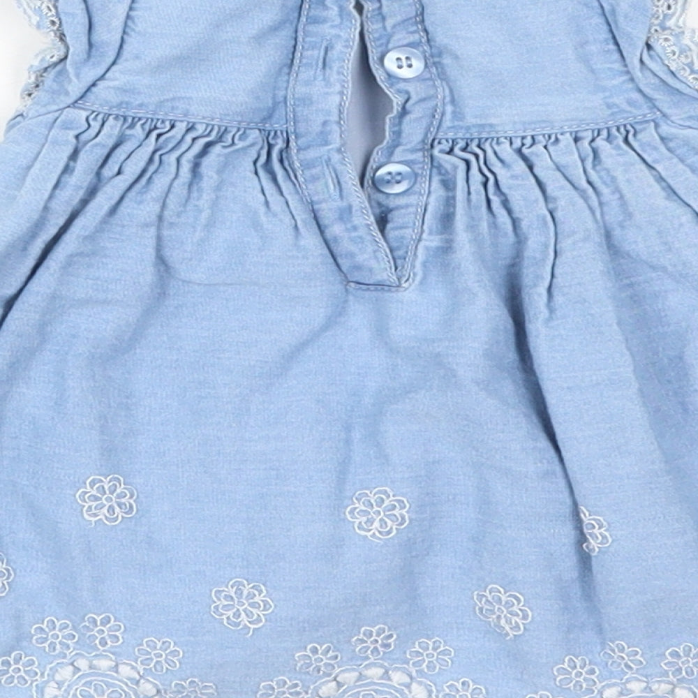 Mothercare Girls Blue   A-Line  Size Newborn