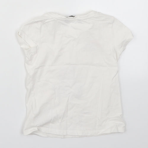 George Girls White   Basic T-Shirt Size 3-4 Years  - Always Be You