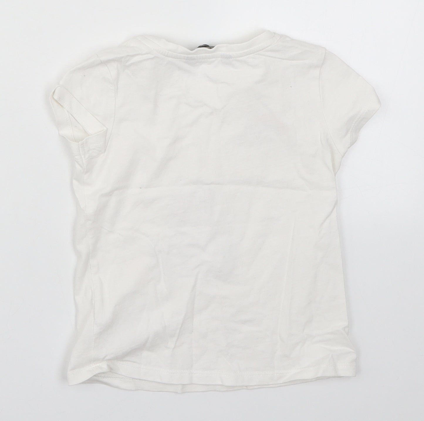 George Girls White   Basic T-Shirt Size 3-4 Years  - Always Be You
