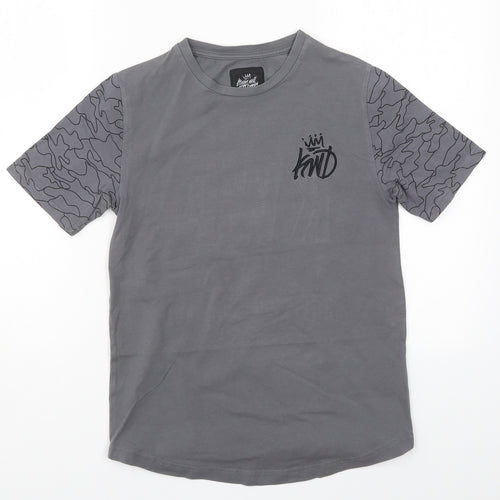 Kings Will Dream Boys Grey   Basic T-Shirt Size 12-13 Years