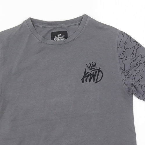 Kings Will Dream Boys Grey   Basic T-Shirt Size 12-13 Years