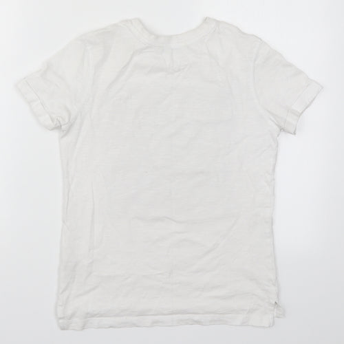 George Boys White   Basic T-Shirt Size 9-10 Years  - Best Bro