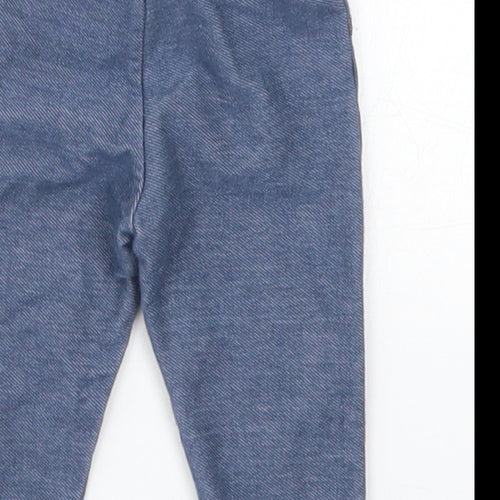 F&F Girls Blue   Capri Leggings Size 0-3 Months