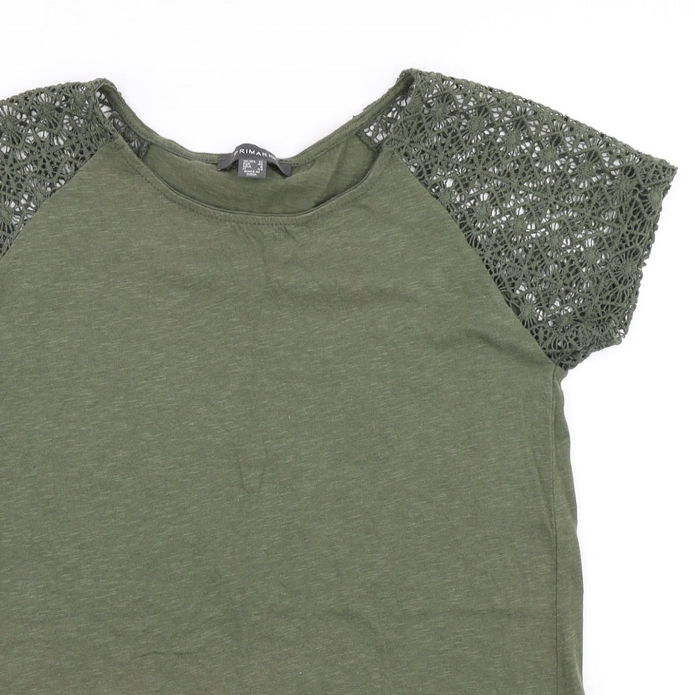 Primark Womens Green   Basic T-Shirt Size 12
