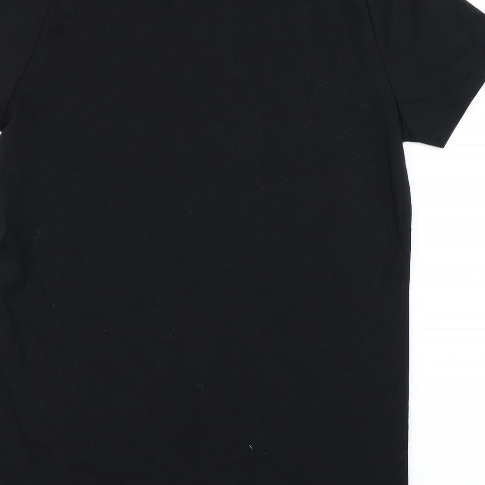Primark Womens Black   Basic T-Shirt Size XS  - Disney Stitch