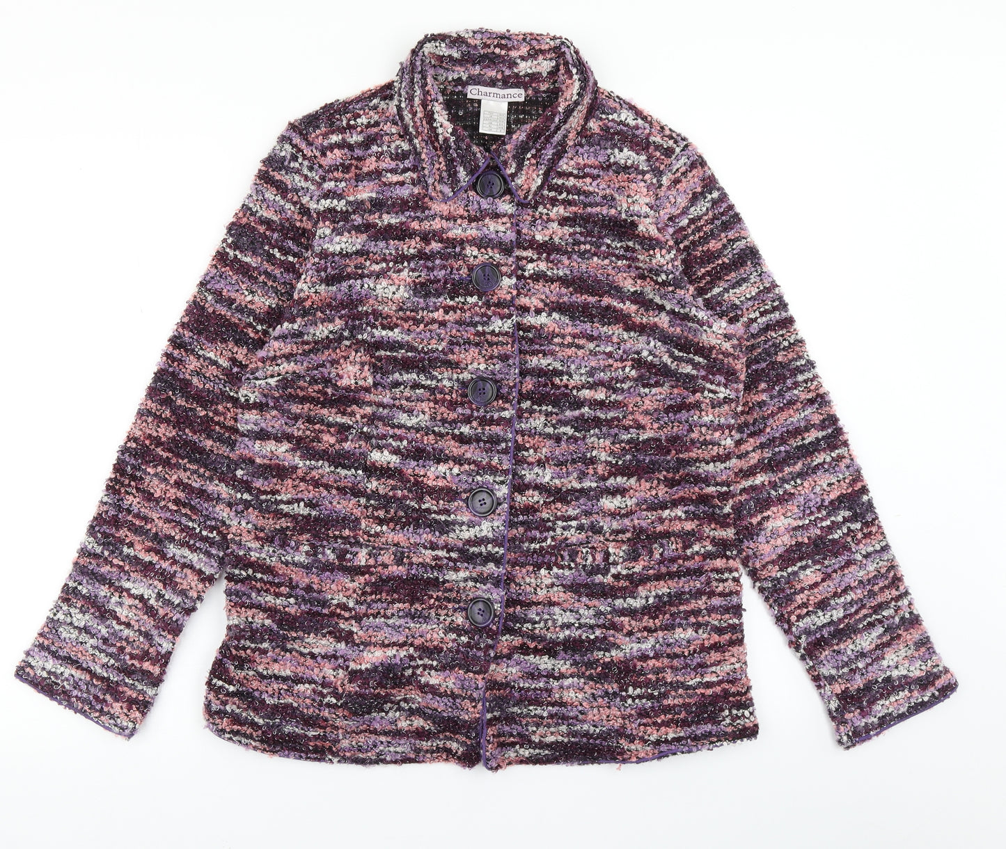 Charmance Womens Pink   Jacket  Size 10