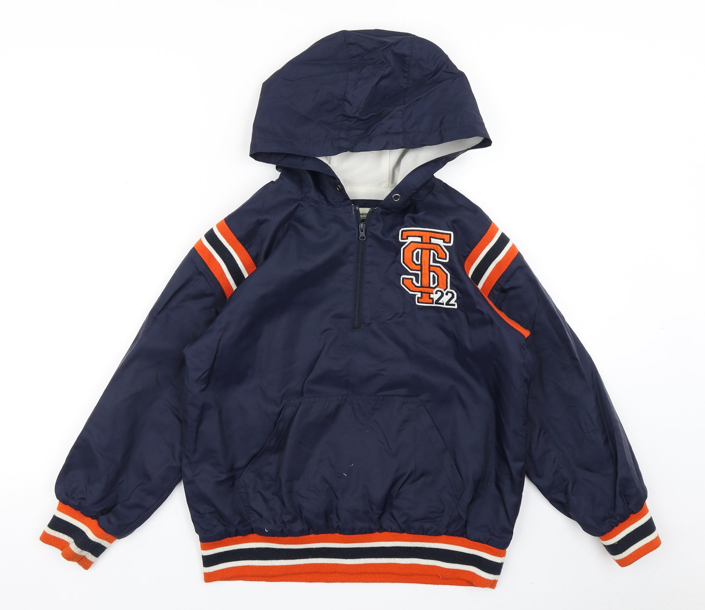 Athletics Dept Boys Blue   Jacket Poncho Size 7-8 Years