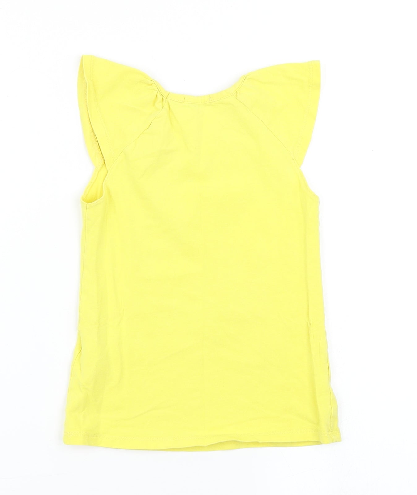 EMC Girls Yellow   Basic T-Shirt Size 4 Years