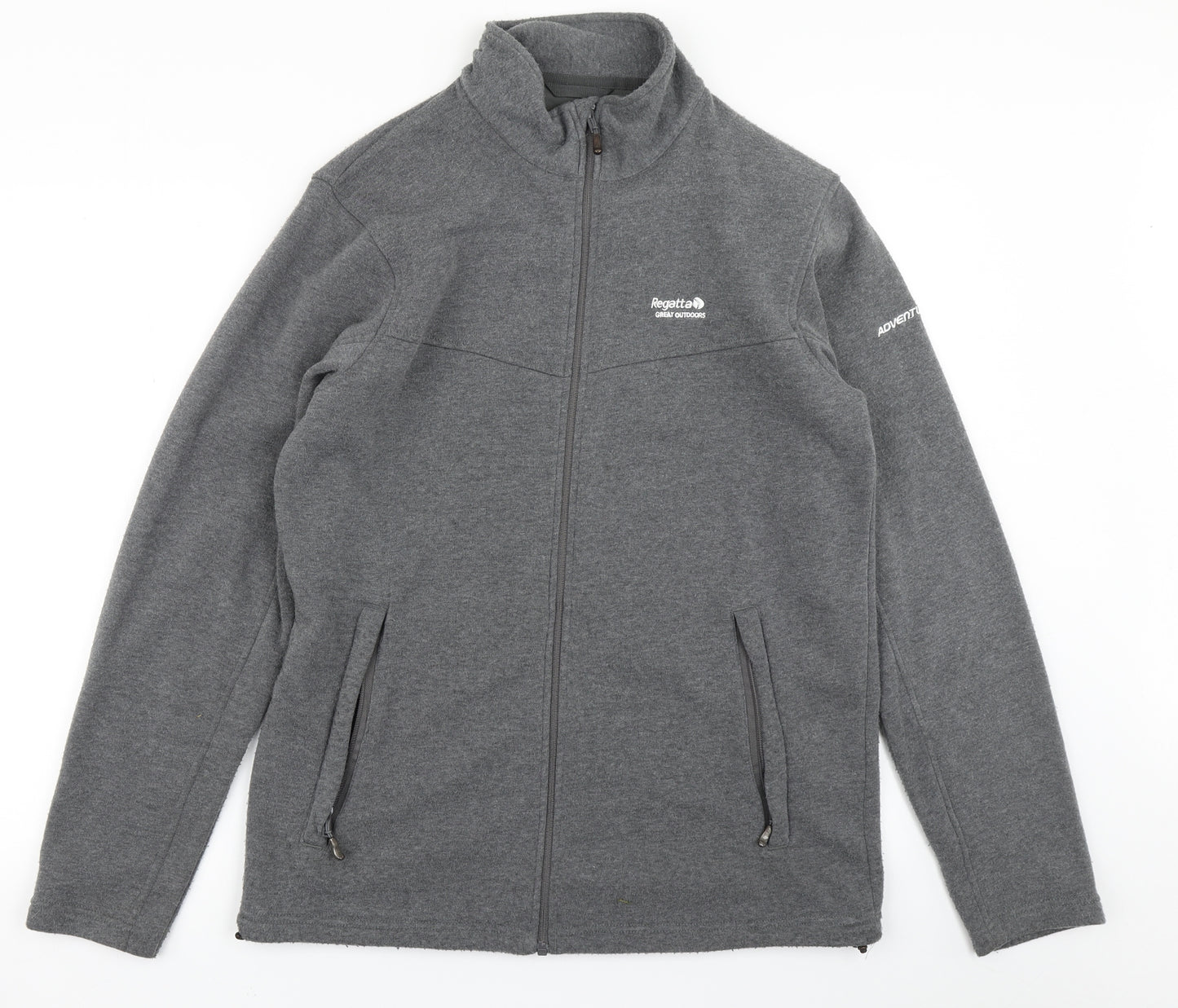 Regatta Mens Grey  Fleece Full Zip Sweatshirt Size L