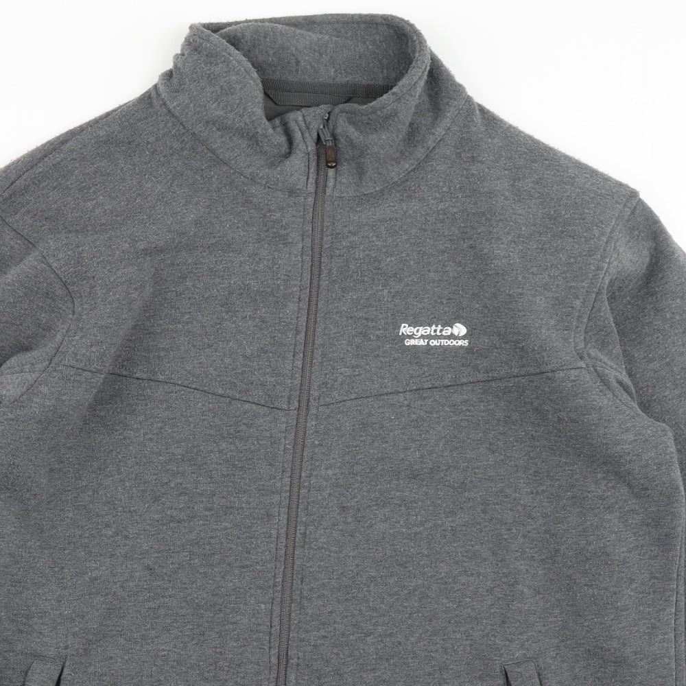 Regatta Mens Grey  Fleece Full Zip Sweatshirt Size L