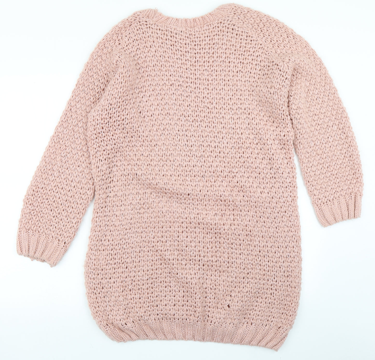 Venus Womens Pink  Knit Jumper Dress  Size L