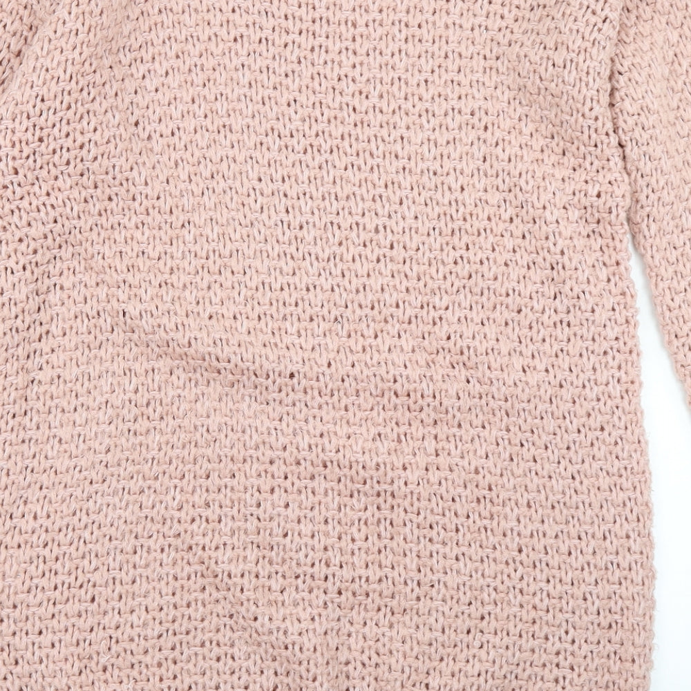 Venus Womens Pink  Knit Jumper Dress  Size L