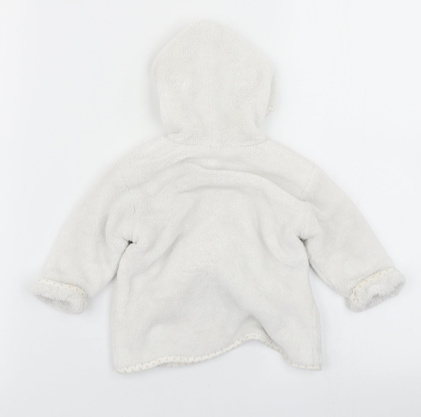 Baby Baby White Solid  Kaftan Robe Size 6-9 Months