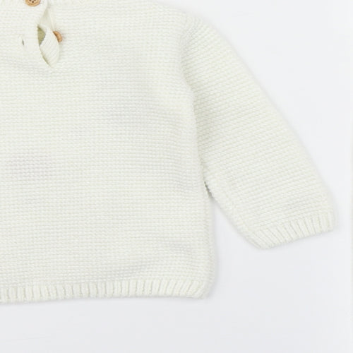 George Baby White   Trousers Set Outfit/Set Size 6-9 Months  - Christmas Jumper Set