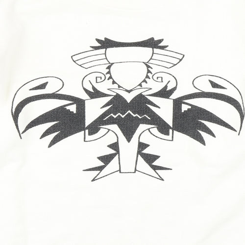 Jeronimo Mens White   Pullover Sweatshirt Size M