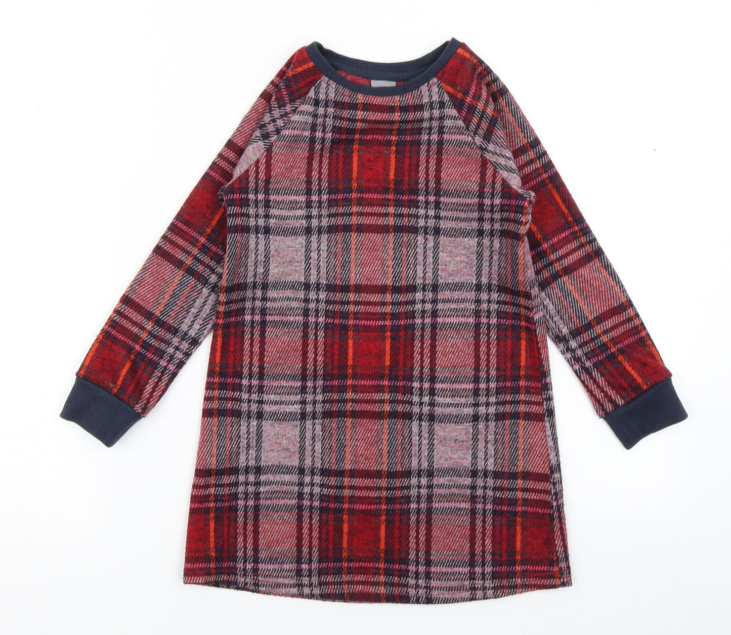 NEXT Girls Red Plaid  A-Line  Size 5 Years