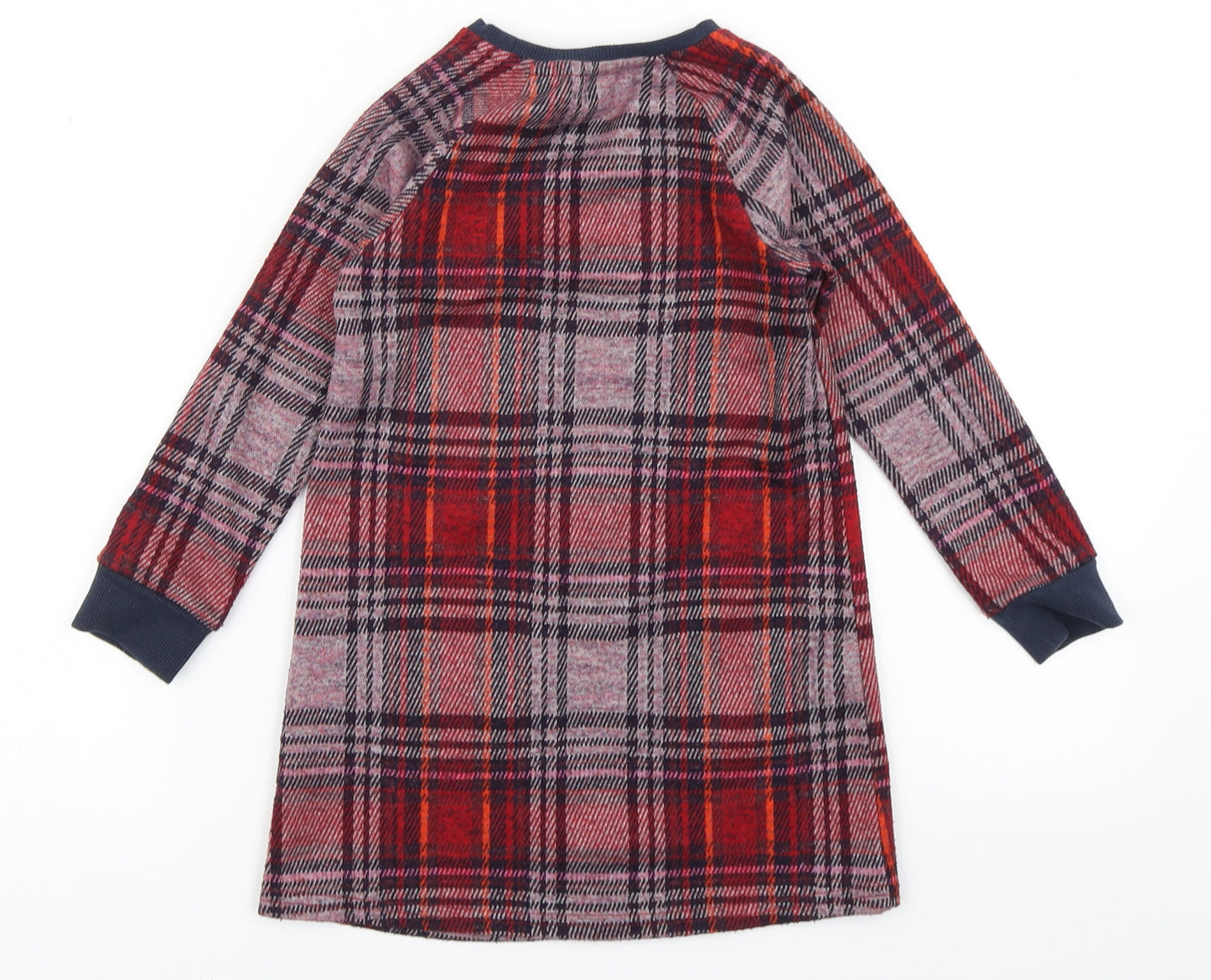NEXT Girls Red Plaid  A-Line  Size 5 Years