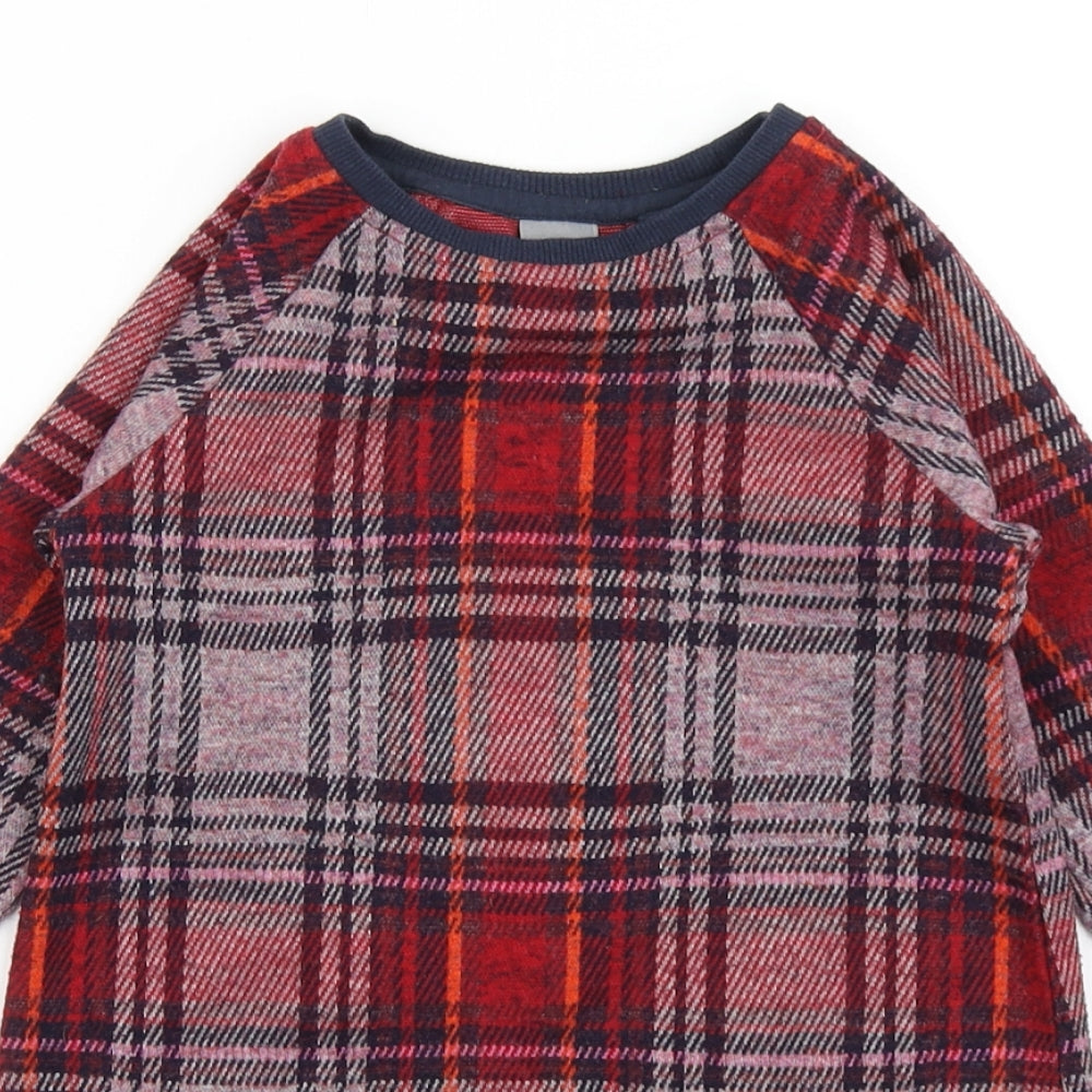 NEXT Girls Red Plaid  A-Line  Size 5 Years