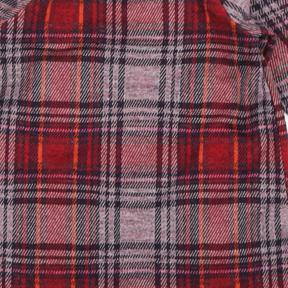 NEXT Girls Red Plaid  A-Line  Size 5 Years