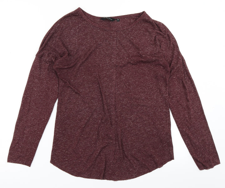 New Look Womens Purple   Basic T-Shirt Size 8