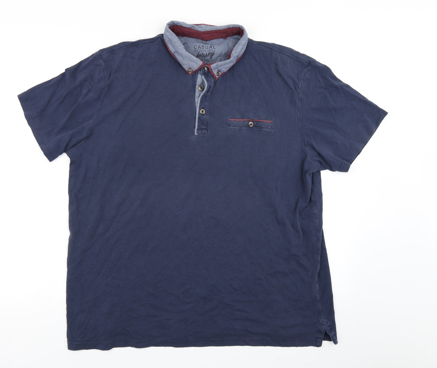 George Mens Blue    Polo Size XL