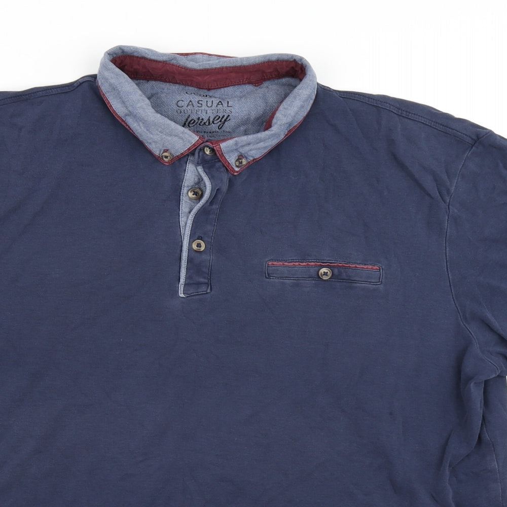 George Mens Blue    Polo Size XL