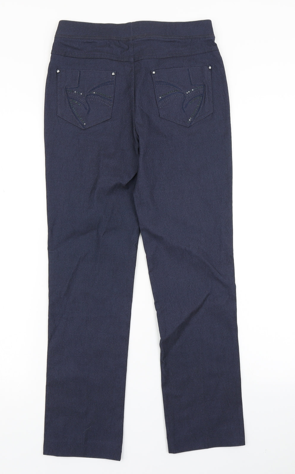 Claudia C Womens Blue  Denim Jegging Jeans Size 10 L26 in