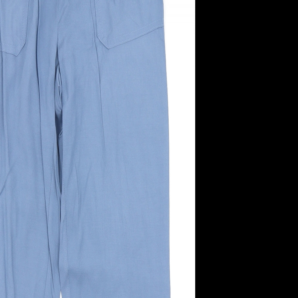Primark Womens Blue   Chino Trousers Size 8 L26 in
