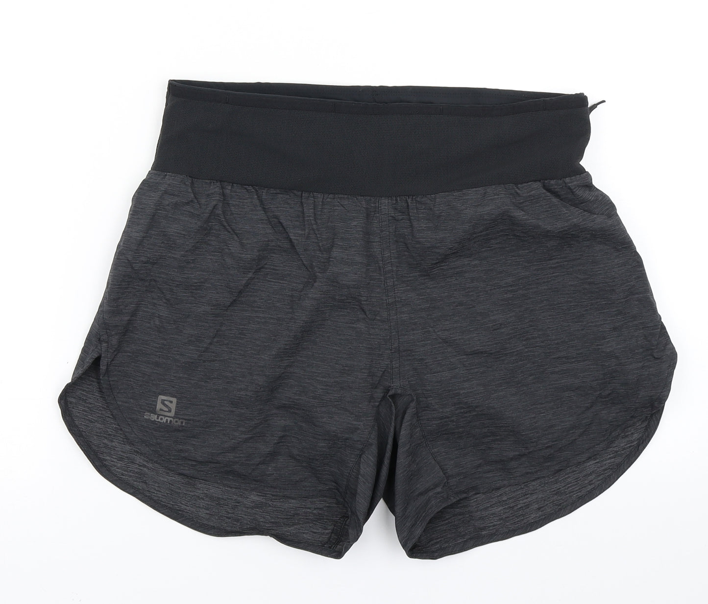 Salomon Womens Grey   Athletic Shorts Size S