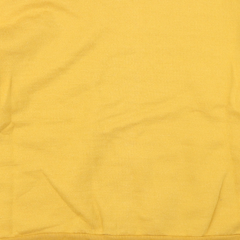 Mallorca Mens Yellow   Pullover Sweatshirt Size M