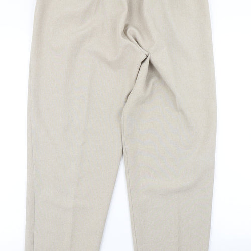Charade Womens Brown   Dress Pants Trousers Size 16 L28 in