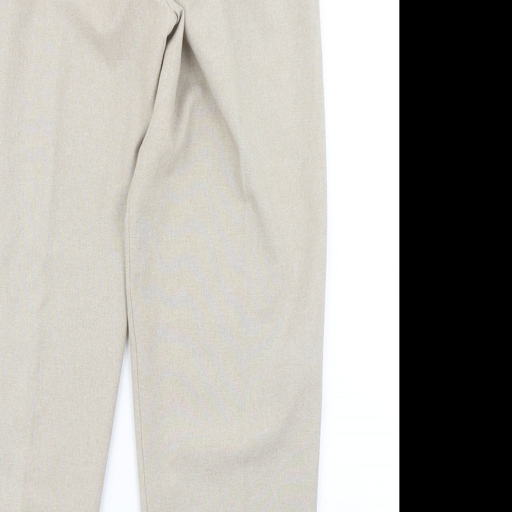 Charade Womens Brown   Dress Pants Trousers Size 16 L28 in