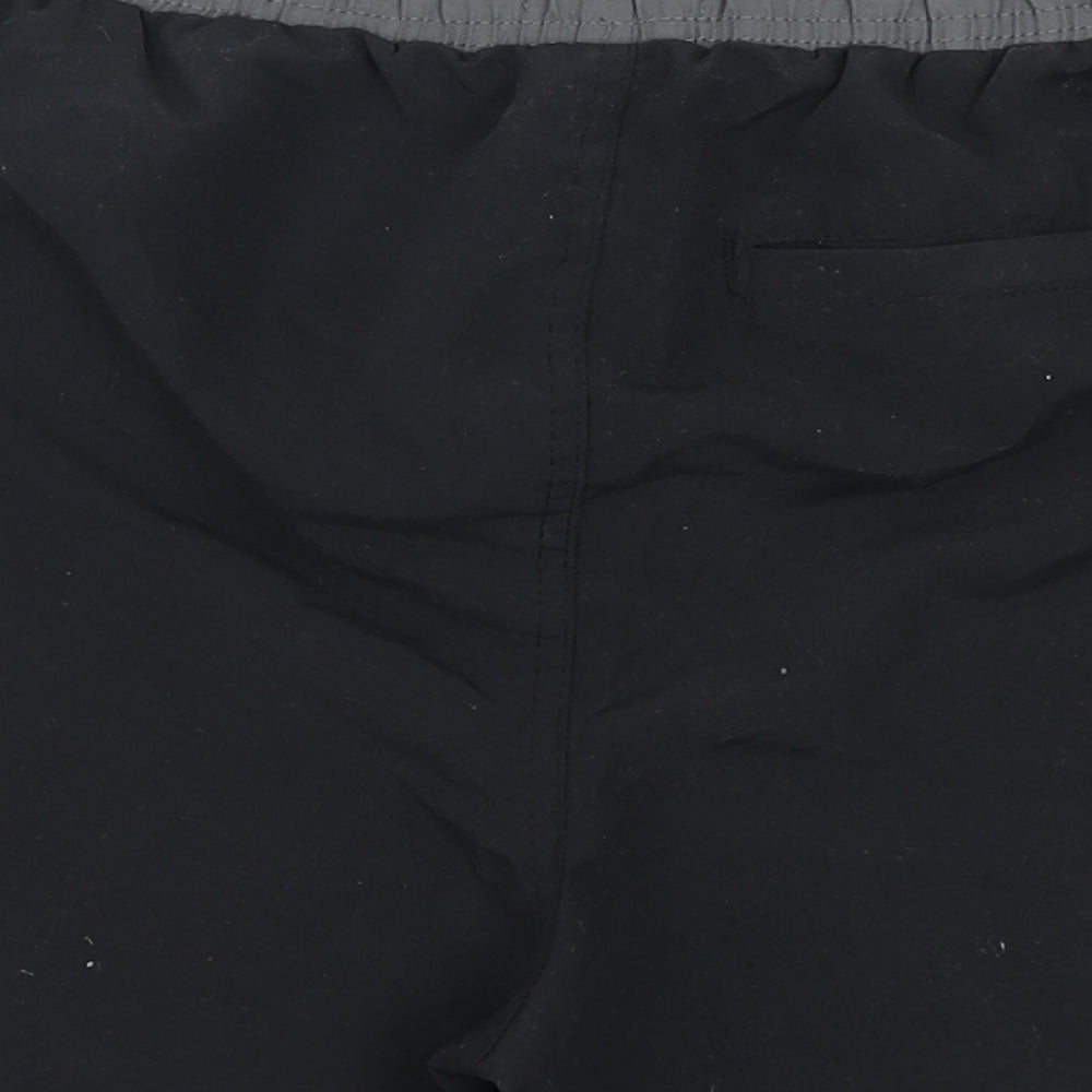 Pierre Cardin Mens Black Colourblock  Athletic Shorts Size S