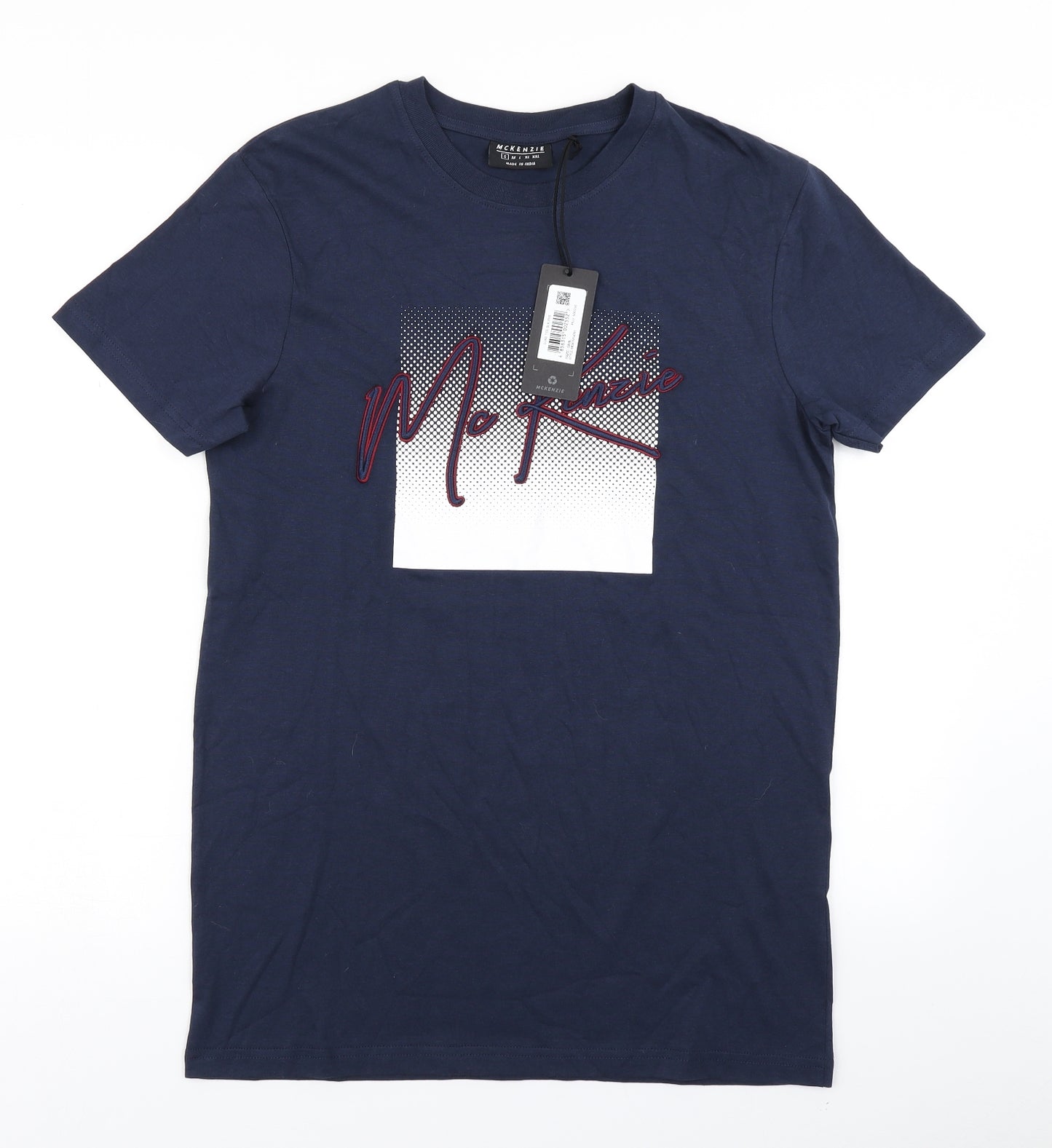 McKenzie Mens Blue    T-Shirt Size S