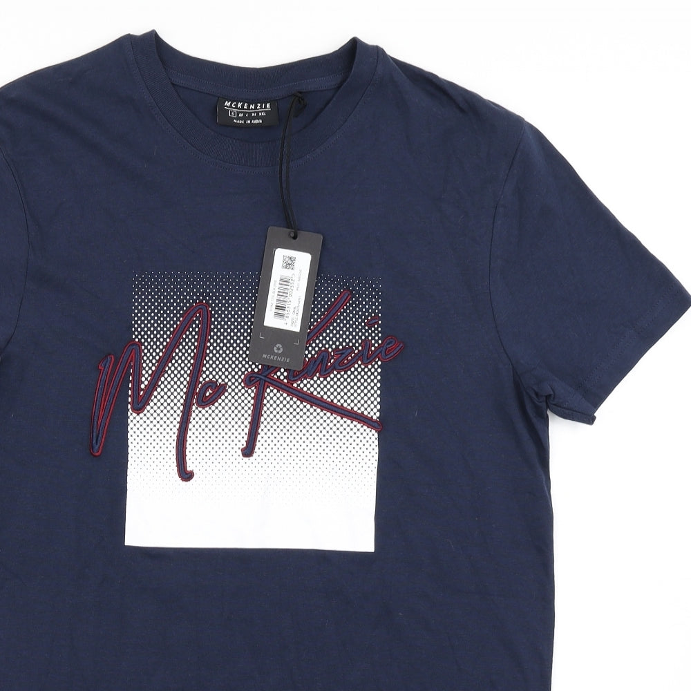 McKenzie Mens Blue    T-Shirt Size S