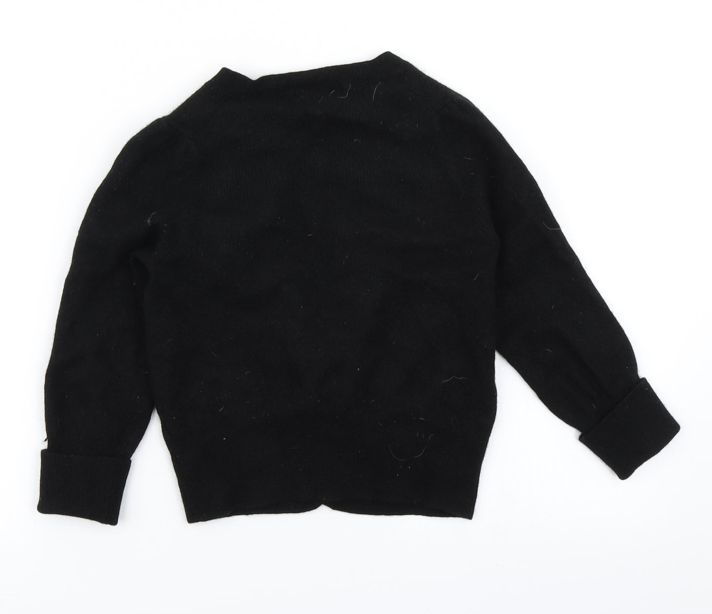 Autograph Womens Black  Knit Cardigan Jumper Size 8