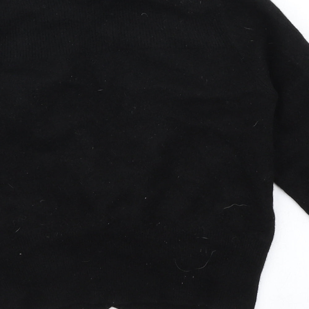 Autograph Womens Black  Knit Cardigan Jumper Size 8