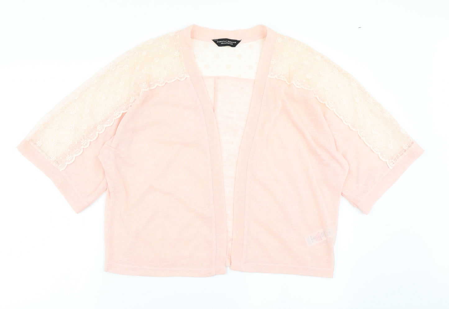 Dorothy Perkins Womens Pink   Cardigan Jumper Size 10