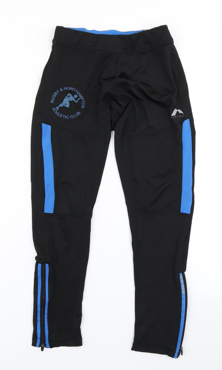 More Mile Boys Black Sweatpants Trousers Size 11-12 Years