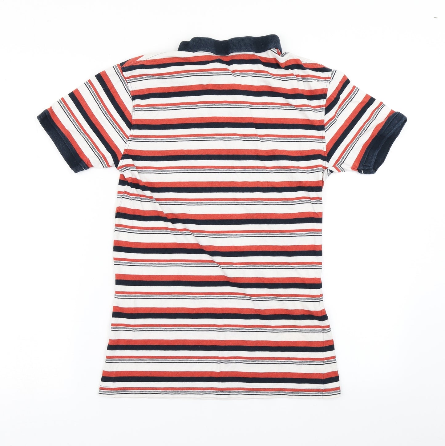 Cedar Wood State Mens Red Striped   Polo Size XS
