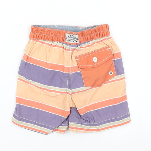 Gap Boys Orange Striped  Utility Shorts Size 2 Years