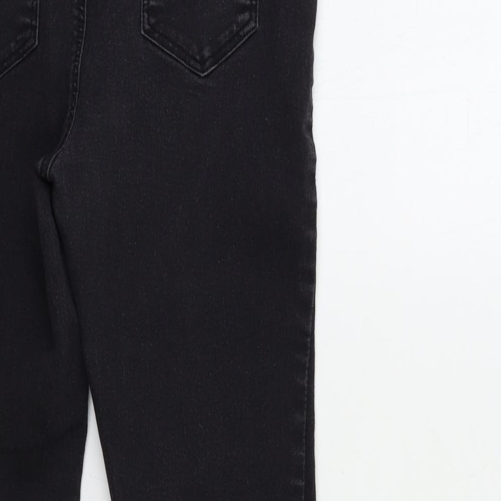 Simply Be Womens Black  Denim Jegging Jeans Size 16 L27 in