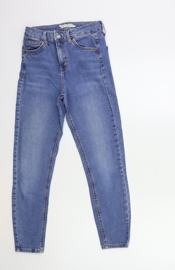 Topshop Mens Blue Denim Skinny Jeans Size 28 in L30 in
