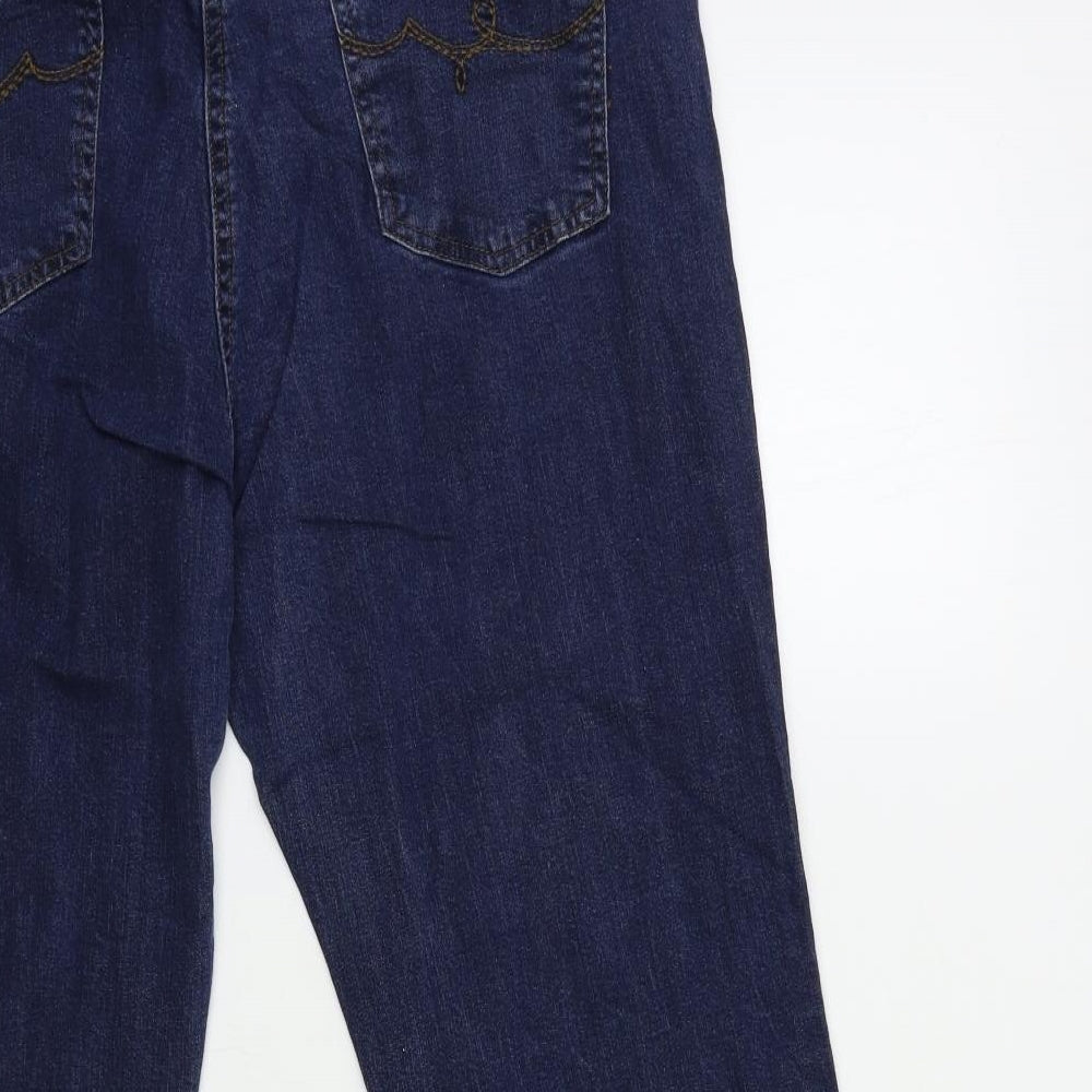 TU Womens Blue  Denim Bootcut Jeans Size 20 L28 in