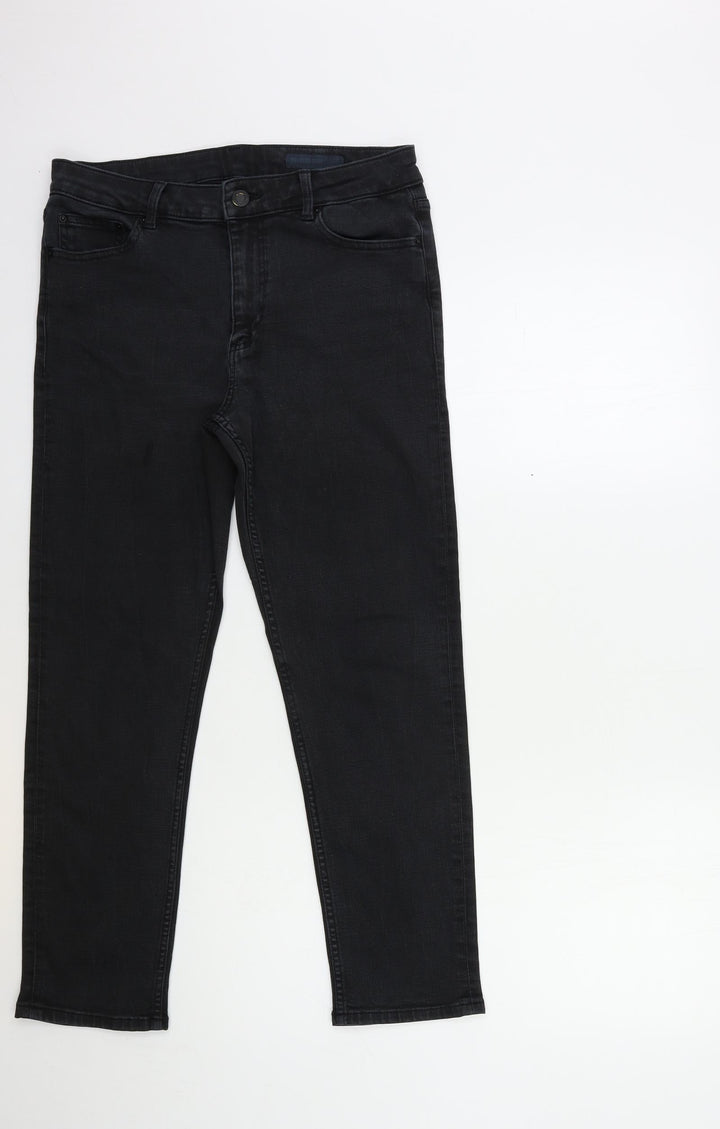 Marks and Spencer Womens Black  Denim Skinny Jeans Size 10 L26 in