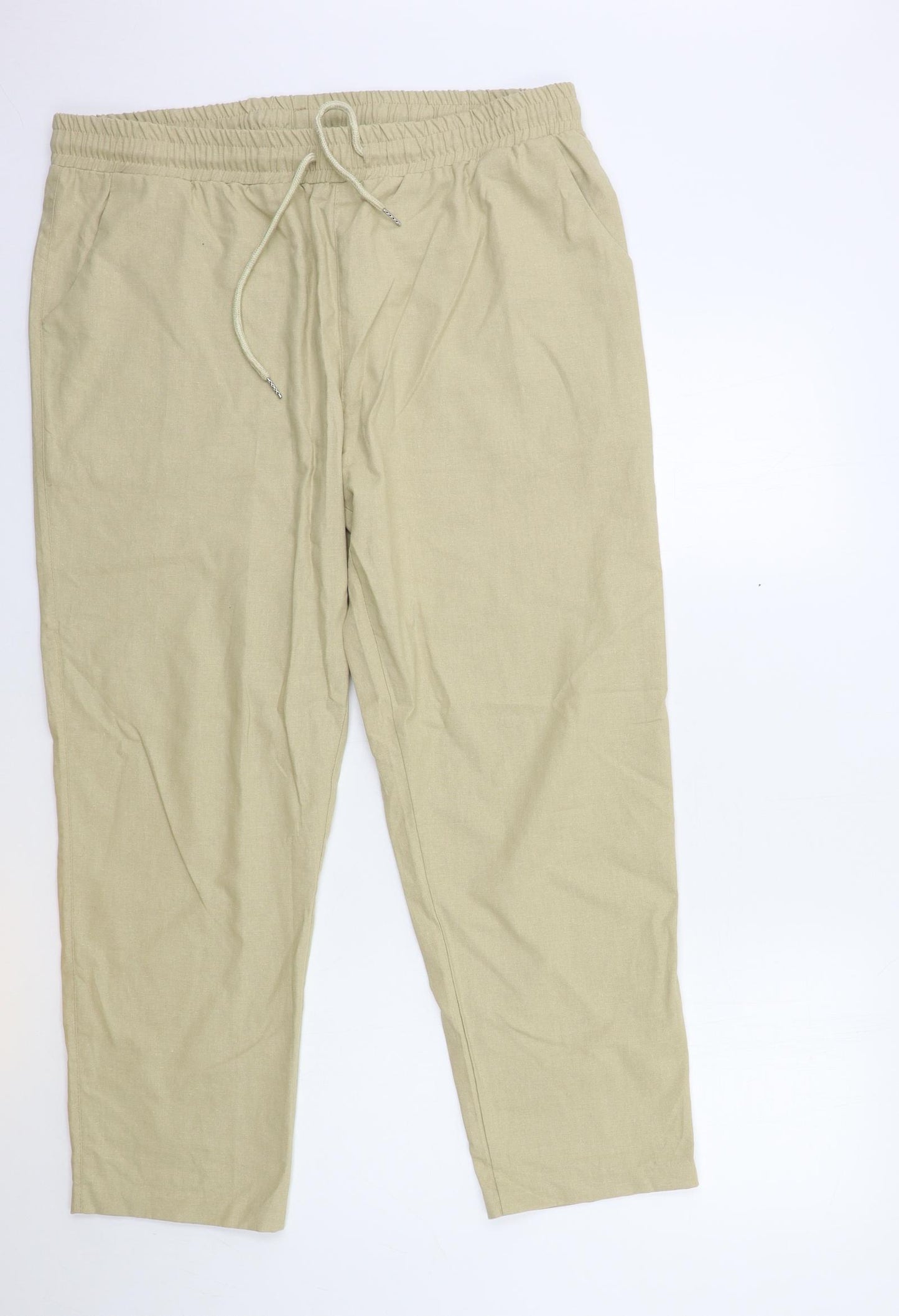 skyoria Womens Beige   Trousers  Size 2XL L28 in