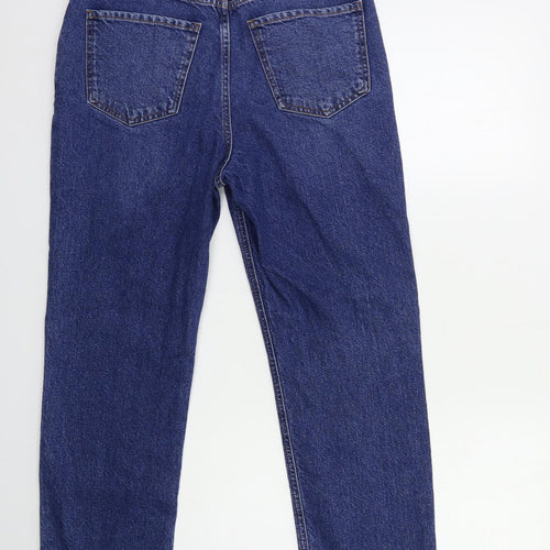 River Island Womens Blue  Denim Mom Jeans Size 12 L26 in