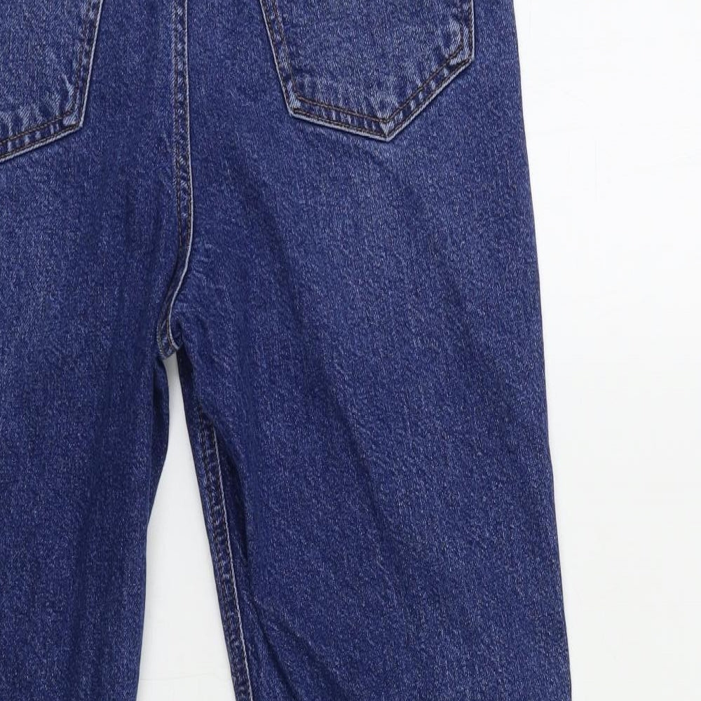 River Island Womens Blue  Denim Mom Jeans Size 12 L26 in